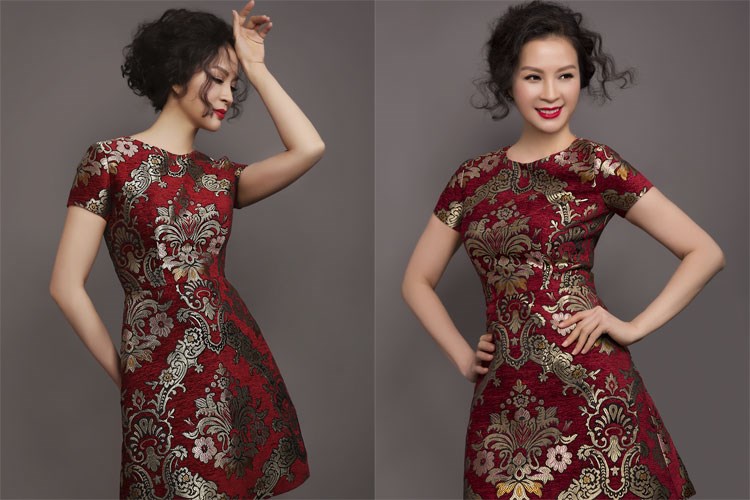 Chia sẻ với hơn 127 về váy vải gấm mới nhất